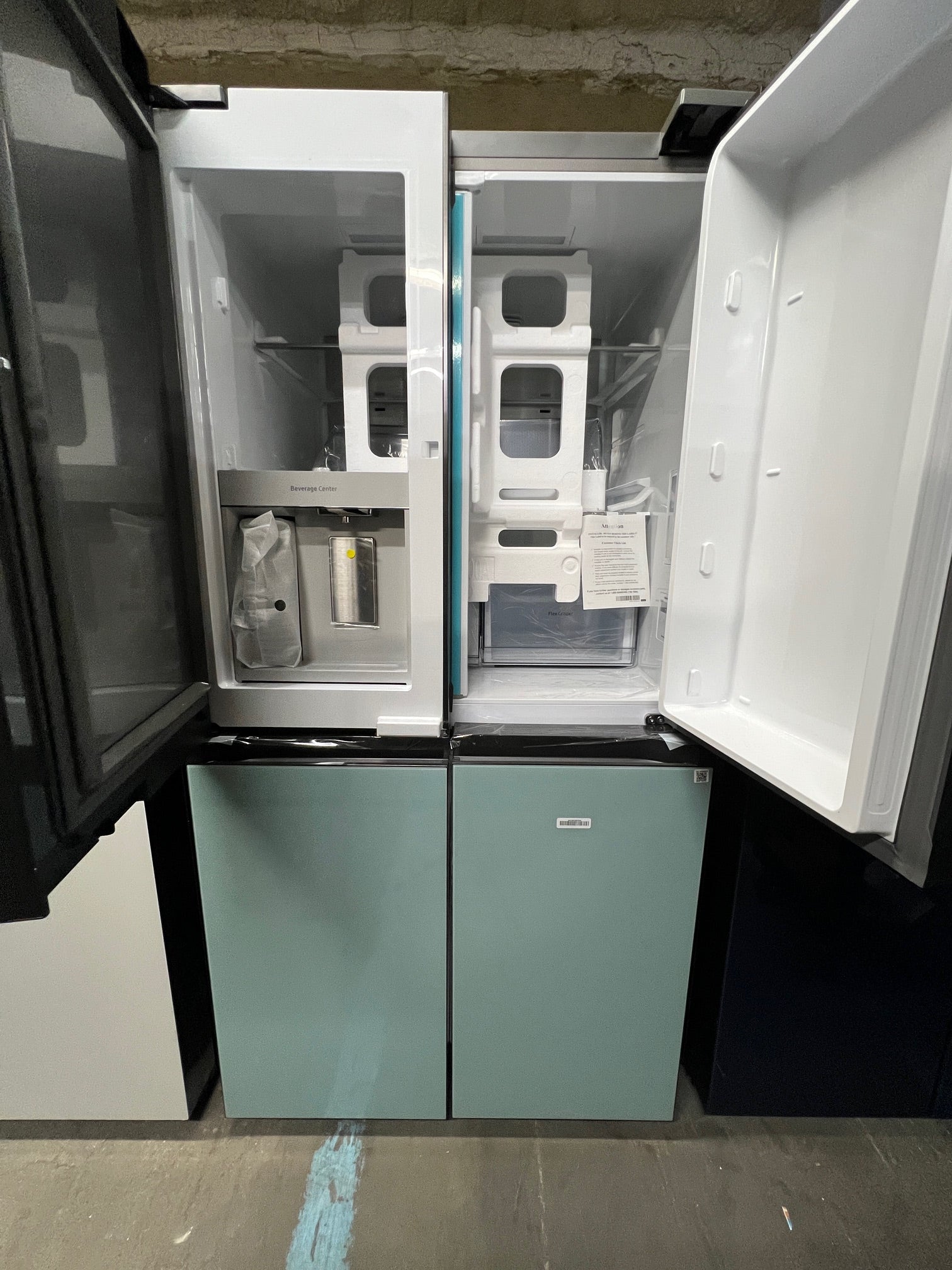 Samsung Bespoke 29 cu. ft. 4 - Door Flex White and Blue
